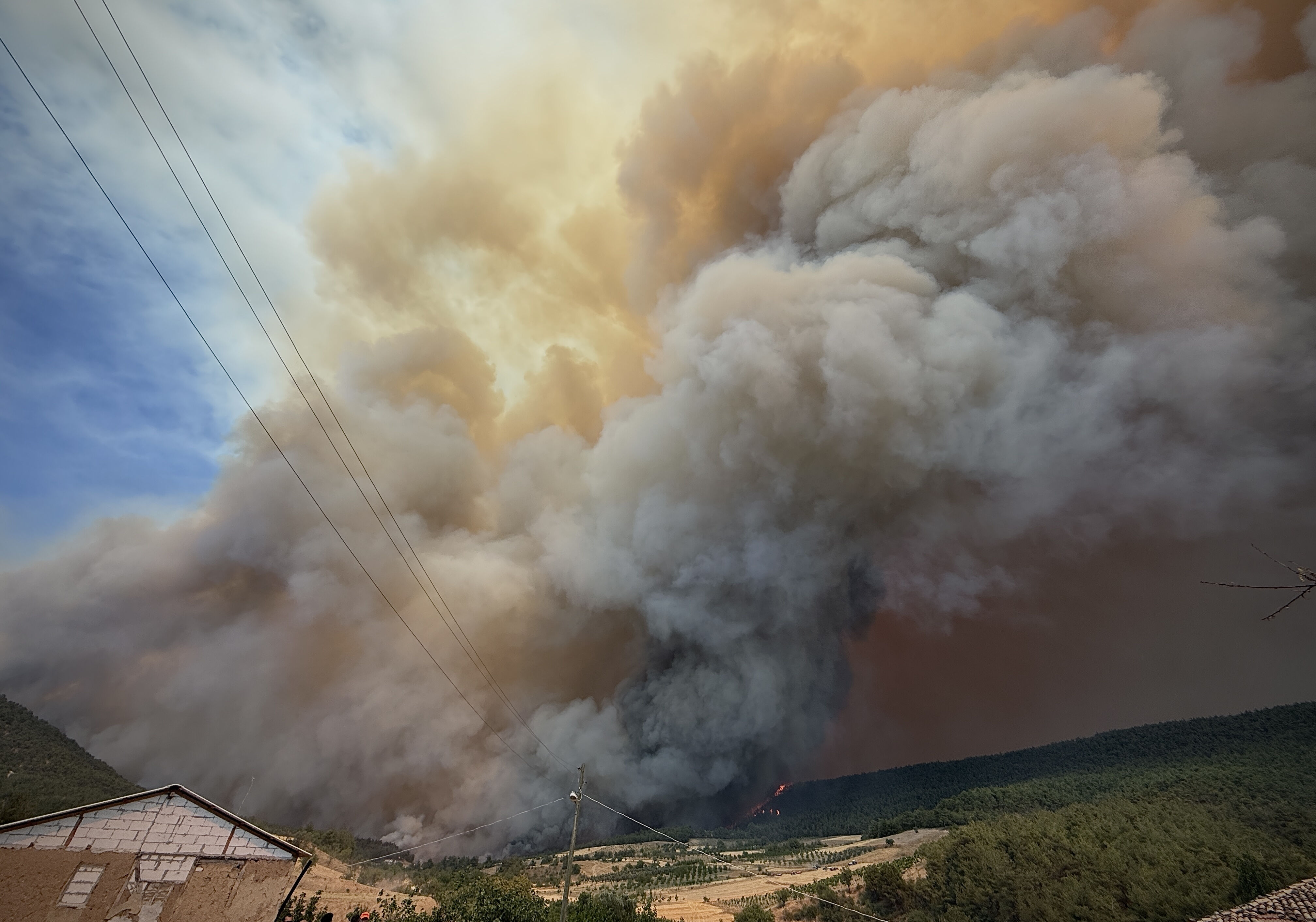 Bilecik'teki orman yangını 2 gündür söndürülemiyor! Alevler komşu kente sıçradı - 1. Resim