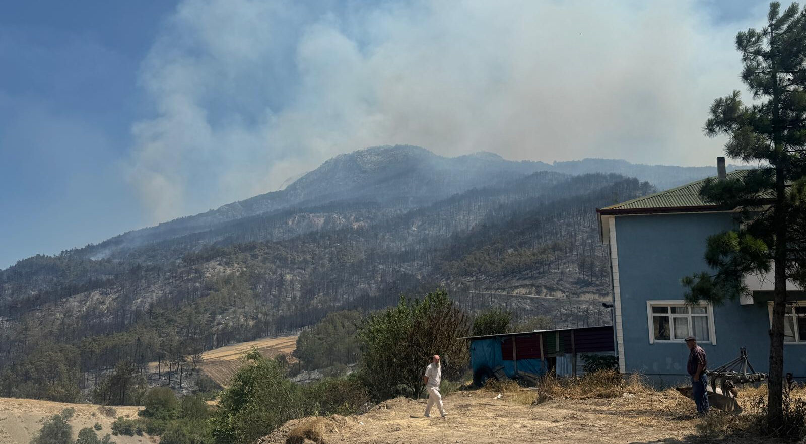 Bilecik'teki orman yangını 2 gündür söndürülemiyor! Alevler komşu kente sıçradı - 3. Resim