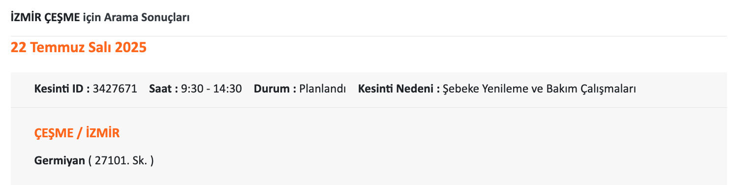 Gediz Elektrik'ten uzun süreli elektrik kesintisi uyarısı! 22 Temmuz İzmir'de elektrikler ne zaman gelecek? Gediz Elektrik'ten uzun süreli elektrik kesintisi uyarısı! 22 Temmuz İzmir'de elektrikler ne zaman gelecek? - 7. Resim