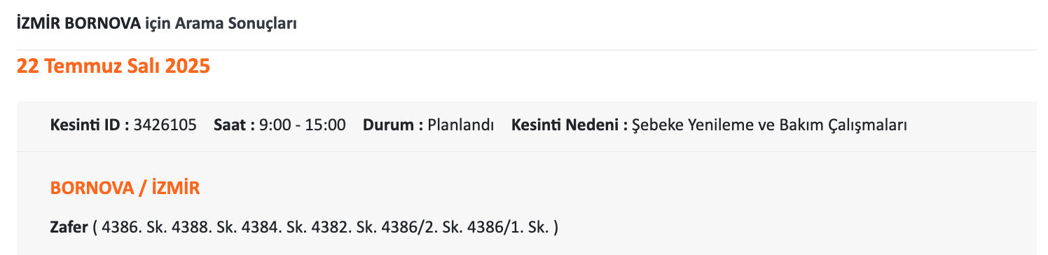 Gediz Elektrik'ten uzun süreli elektrik kesintisi uyarısı! 22 Temmuz İzmir'de elektrikler ne zaman gelecek? Gediz Elektrik'ten uzun süreli elektrik kesintisi uyarısı! 22 Temmuz İzmir'de elektrikler ne zaman gelecek? - 5. Resim