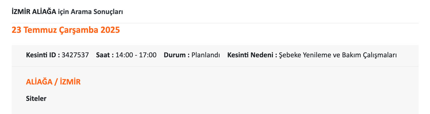 23 Temmuz İzmir planlı elektrik kesintisi! İzmir'de elektrikler ne zaman gelecek? 23 Temmuz İzmir planlı elektrik kesintisi! İzmir'de elektrikler ne zaman gelecek? - 2. Resim