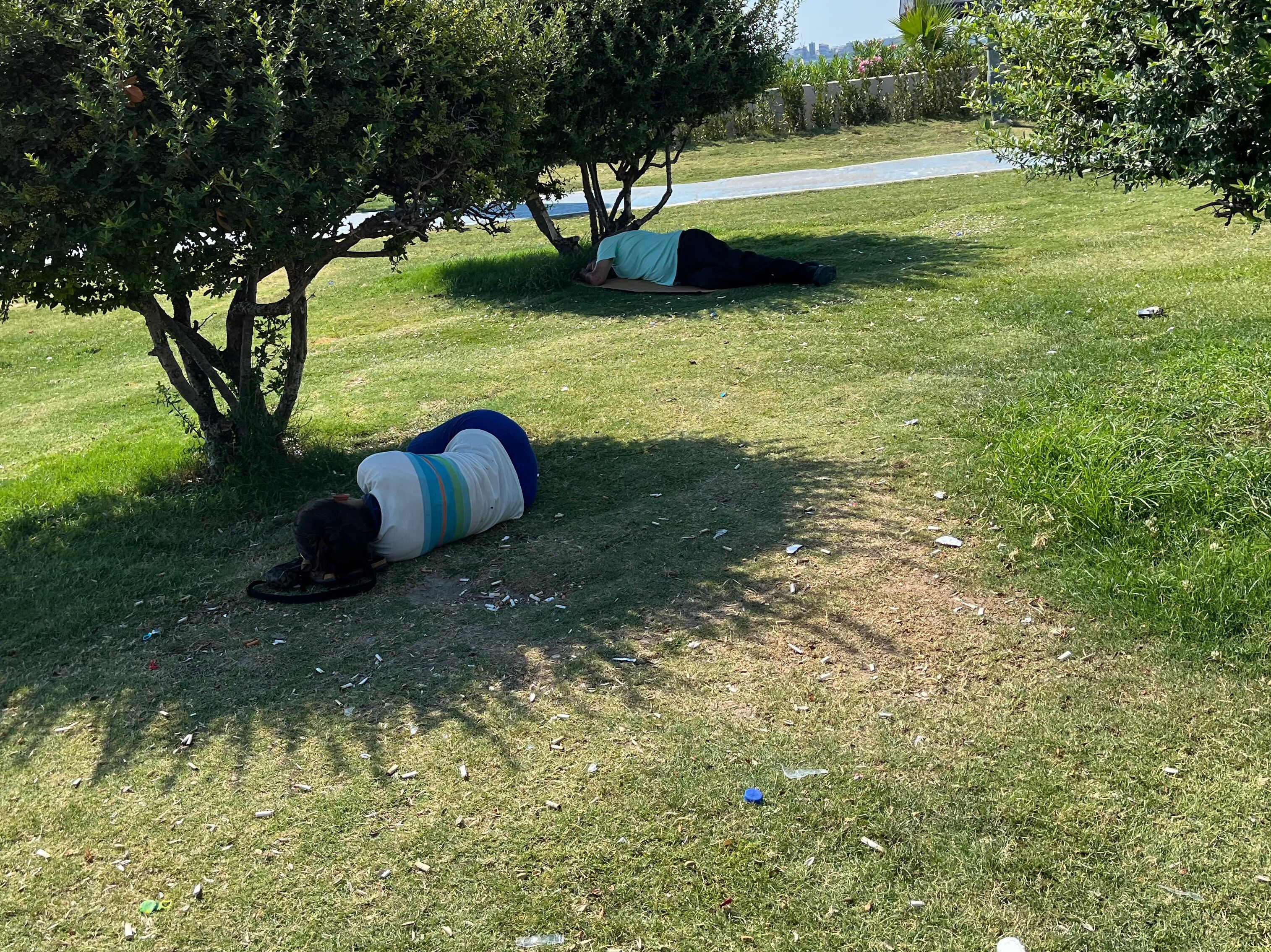 Buldukları her gölgeye sığındılar! En sıcak gün olacak, AKOM'dan bir uyarı daha geldi Buldukları her gölgeye sığındılar! Sıcaktan bunalan vatandaşlar ne yapacağını şaşırdı - 1. Resim