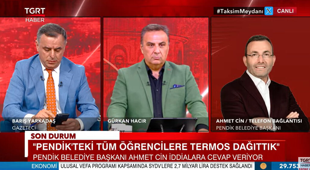 Pendik Belediyesi'nde 'termos' ve 'fincan takımı' iddiası! AK Partili belediye başkanı canlı yayında cevap verdi Pendik Belediyesi'nde 'termos' ve 'fincan takımı' iddiası! AK Partili belediye başkanı canlı yayında cevap verdi - 1. Resim