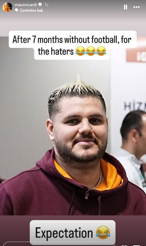Sosyal medya bu fotoğrafı konuşuyor! Icardi dalga geçti: Nefret edenler... Sosyal medya bu fotoğrafı konuşuyor! Icardi dalga geçti: Benden nefret edenler... - 2. Resim
