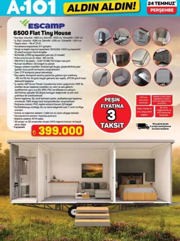 24 temmuz a101 kataloğu 2025! Kamp sehpası, tiny house, sörf ve kano seti raflarda yerini aldı 24 temmuz a101 kataloğu 2025! Kamp sehpası, tiny house, sörf ve kano seti raflarda yerini aldı - 7. Resim