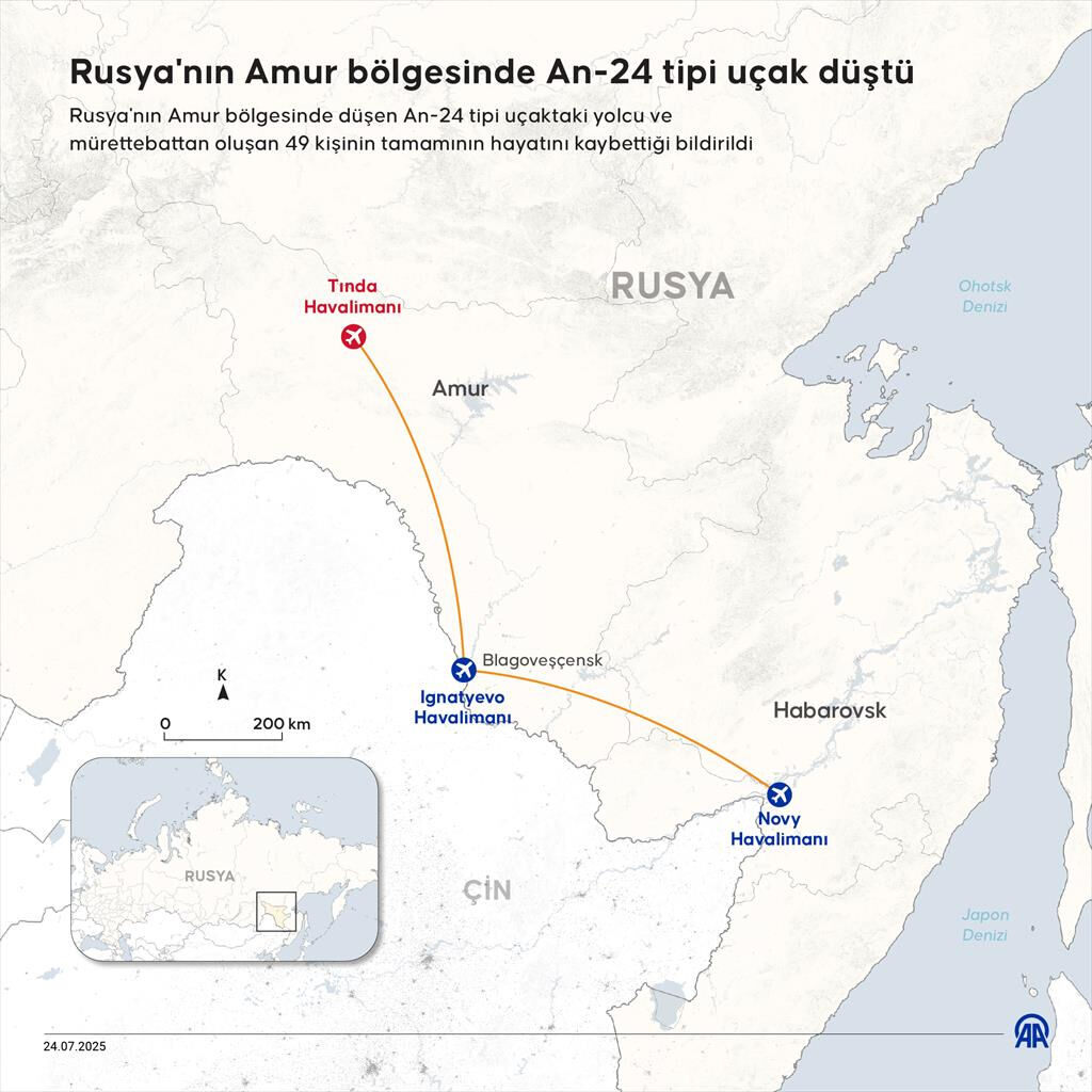 49 kişiyi taşıyan Rus yolcu uçağı düştü! Enkaza ulaşıldığı açıklandı - 1. Resim