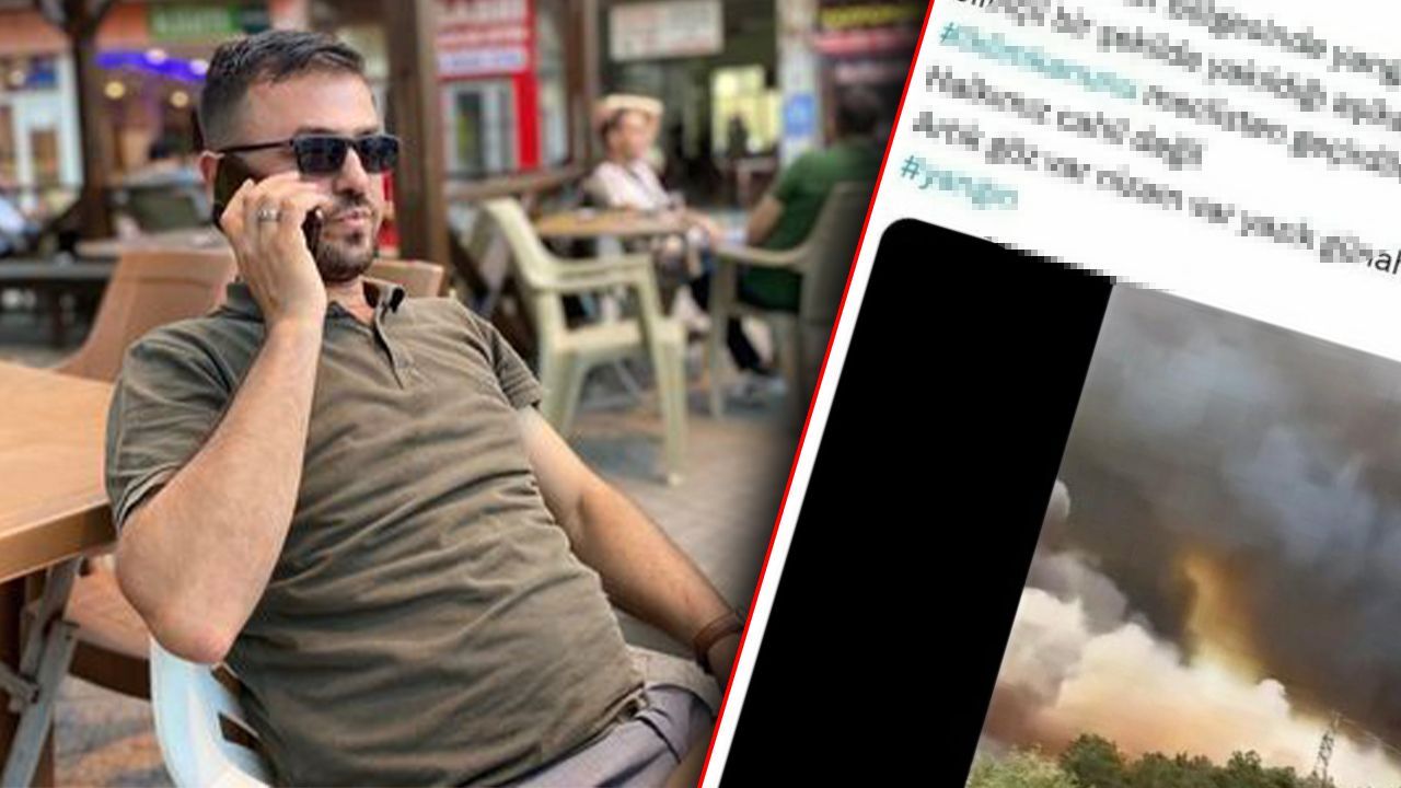 Yeniden Refah Partili üyenin &quot;yangın&quot; paylaşımı olay oldu! Apar topar gözaltına alındı