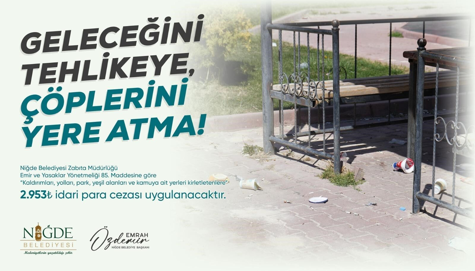 Bu kentte yere çöp atanlar yandı! Para cezası kesilecek Bu kentte yere çöp atanlar yandı! Para cezası kesilecek - 1. Resim