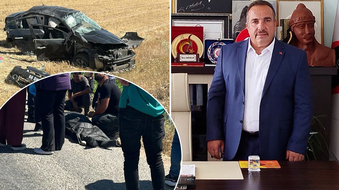 MHP'li belediye başkanı trafik kazasında hayatını kaybetti! Aracı takla attı MHP'li belediye başkanı trafik kazasında hayatını kaybetti! Aracı takla attı