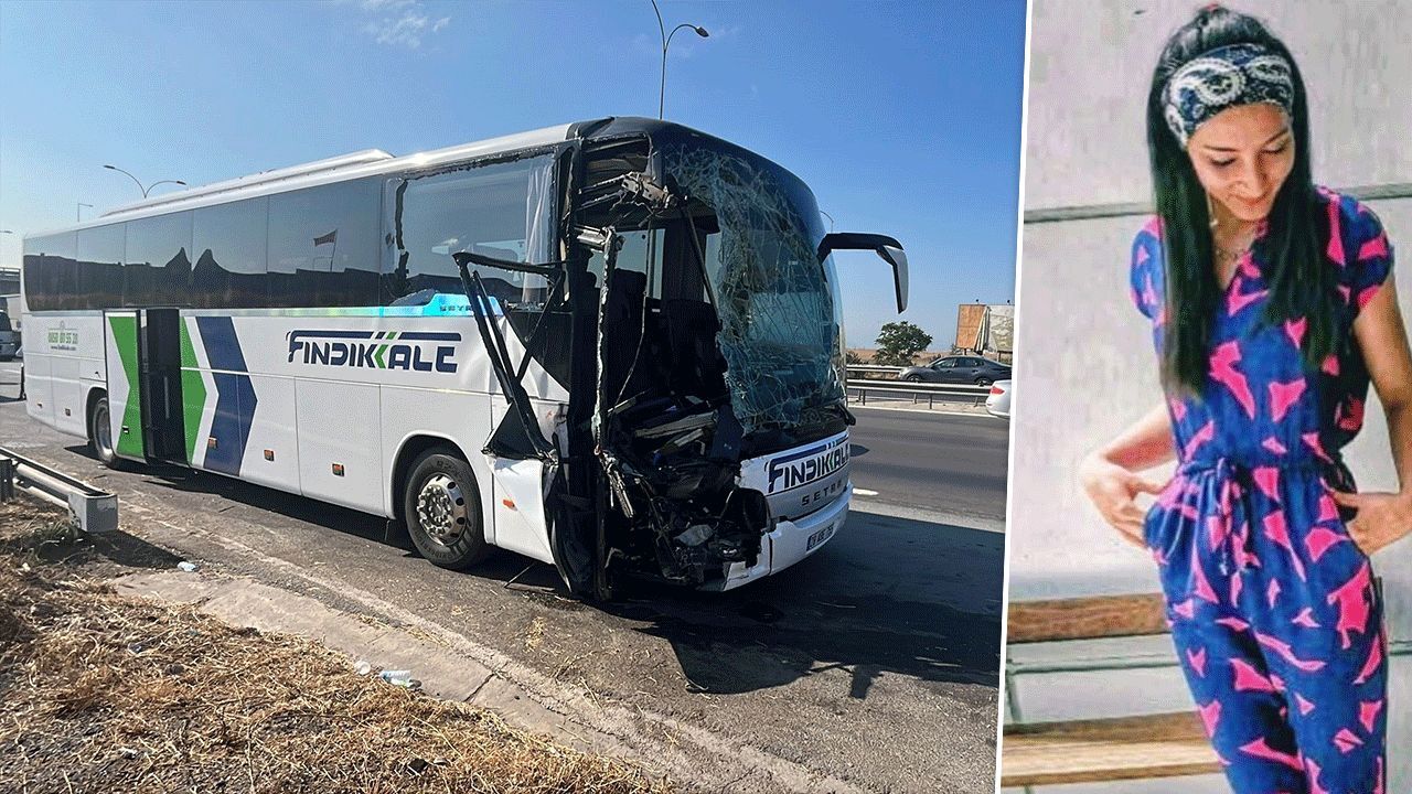 TEM&#039;deki kazada feci son! Yolcu otobüsü kamyona arkadan çarptı... Ağır yaralanan hostes hayatını kaybetti