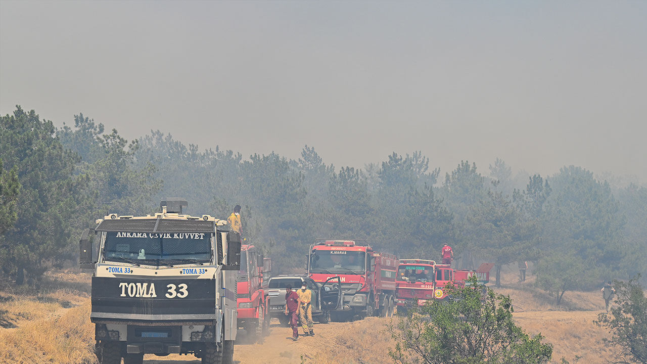 Ankara ve Çanakkale'de çıkan 2 yangın kontrol altına alındı Ankara ve Çanakkale'de çıkan 2 yangın kontrol altına alındı - 2. Resim