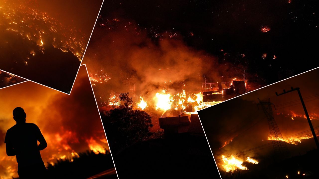 Bursa'da alevler her yeri sardı! Vatandaşlar tahliye ediliyor - Gündem