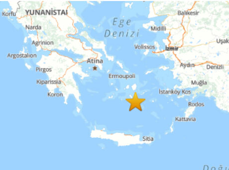 Muğla açıklarında deprem! AFAD büyüklüğünü duyurdu Muğla açıklarında deprem! AFAD büyüklüğünü duyurdu - 1. Resim