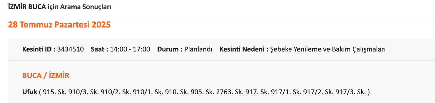28 Temmuz İzmir elektrik kesintisi listesi: Aman dikkat! İzmir'in 12 ilçesinde elektrikler olmayacak 28 Temmuz İzmir elektrik kesintisi listesi: Aman dikkat! İzmir'in 12 ilçesinde elektrikler olmayacak - 7. Resim
