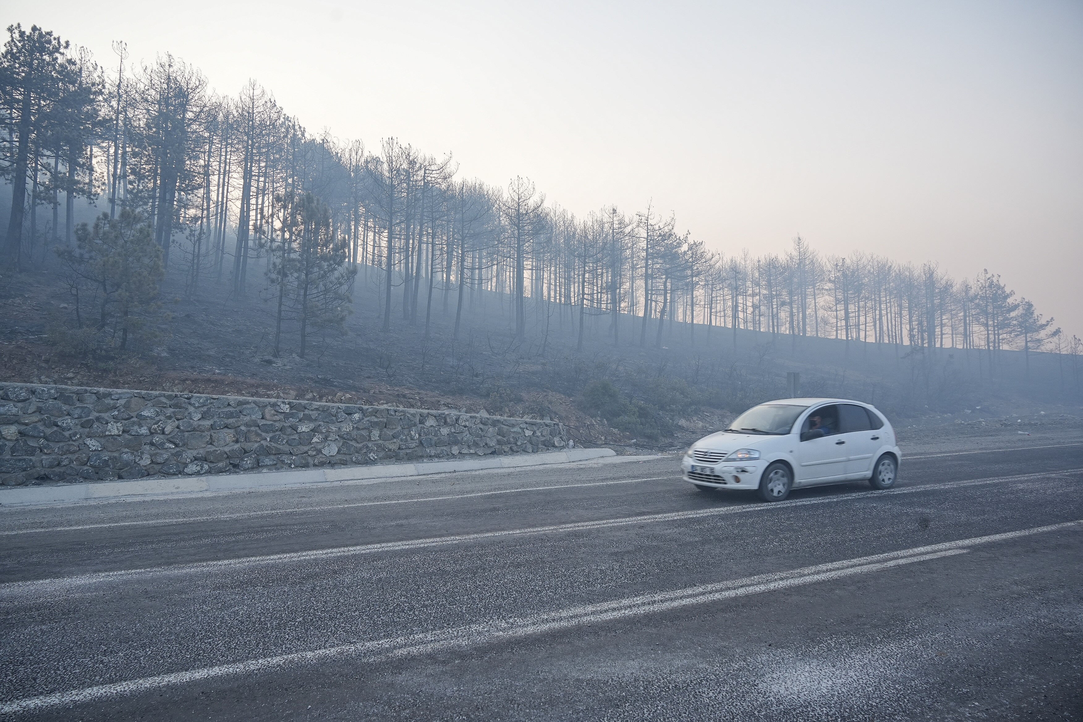 Bursa'da göz gözü görmüyor! Duman bulutu gökyüzünü kapladı Bursa'da göz gözü görmüyor! Duman bulutu gökyüzünü kapladı - 2. Resim