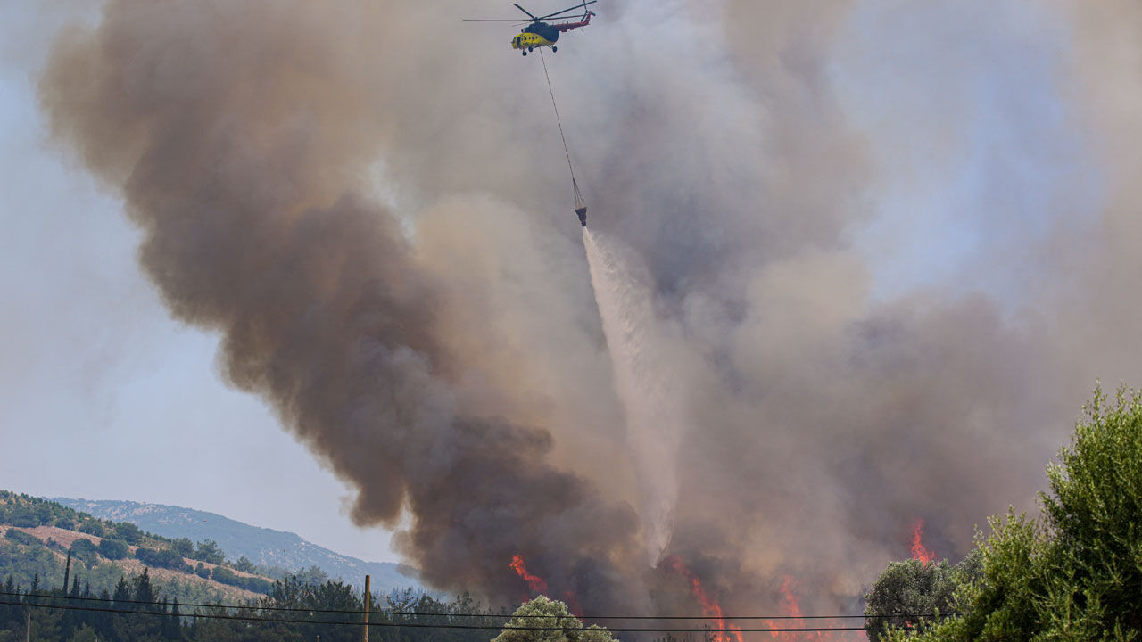 İzmir'de orman yangını! Bornova'daki alevler Buca'ya sıçradı İzmir'de orman yangını! Bornova'daki alevler Buca'ya sıçradı - 2. Resim