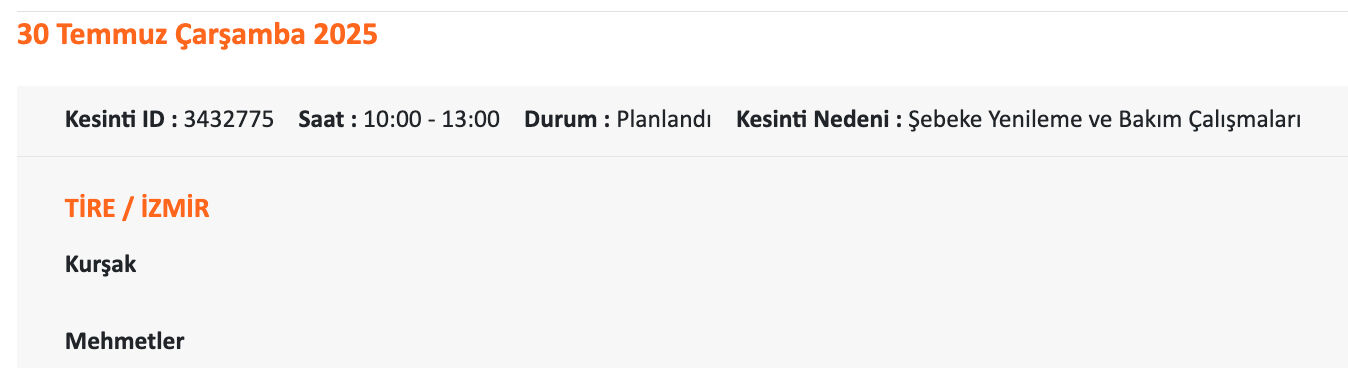 29-30 Temmuz İzmir elektrik kesintisi sorgulama: Gediz Elektrik uyardı, İzmir'de elektrikler ne zaman, gelecek saat kaçta? 29-30 Temmuz İzmir elektrik kesintisi sorgulama: Gediz Elektrik uyardı, İzmir'de elektrikler ne zaman, gelecek saat kaçta? - 10. Resim