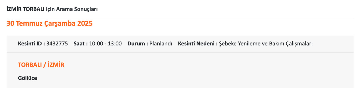 29-30 Temmuz İzmir elektrik kesintisi sorgulama: Gediz Elektrik uyardı, İzmir'de elektrikler ne zaman, gelecek saat kaçta? 29-30 Temmuz İzmir elektrik kesintisi sorgulama: Gediz Elektrik uyardı, İzmir'de elektrikler ne zaman, gelecek saat kaçta? - 11. Resim