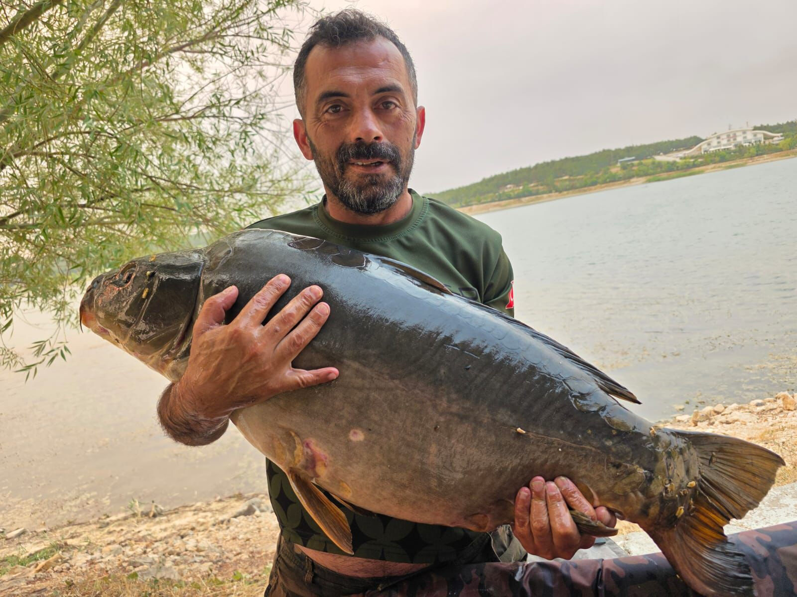 Bilecik'teki Pelitözü Göleti’nde büyük sürpriz! Oltasına devasa balık takıldı Bilecik'teki Pelitözü Göleti’nde büyük sürpriz! Oltasına devasa balık takıldı - 1. Resim