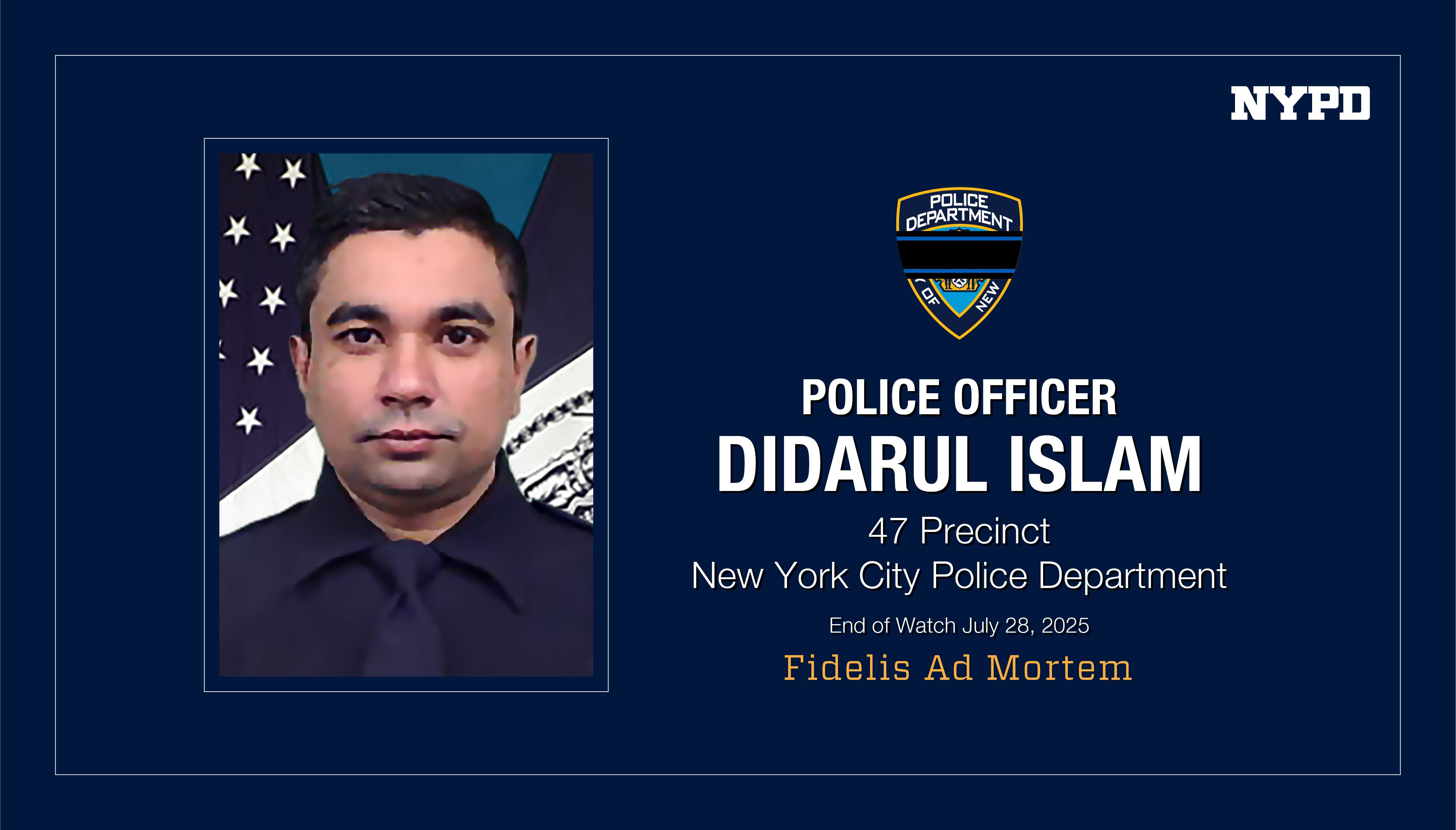 New York'ta gökdelende dehşet! AR-15'li saldırgan polisi ve sivilleri vurdu Ölen polis memuru Didarul Islam
