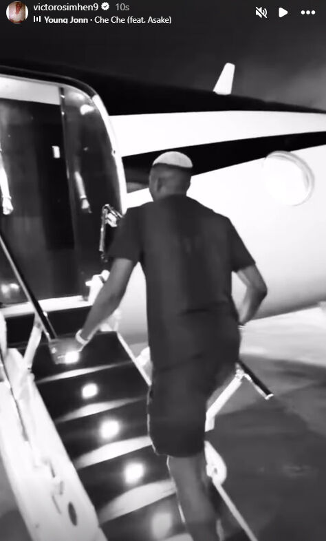 Günler süren bekleyiş sona erdi, Osimhen rotasını İstanbul'a çevirdi! Geliş saati belli oldu - 3. Resim