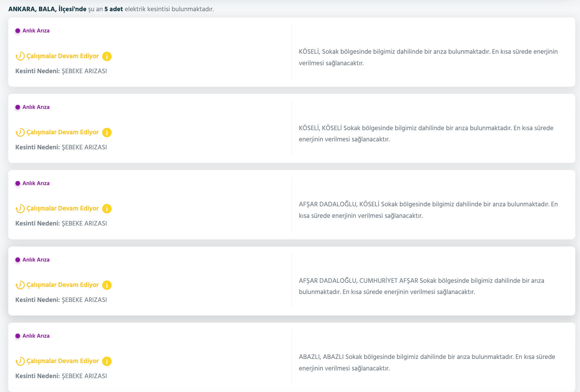 Başkent EDAŞ elektrik kesinti listesini paylaştı! 31 Temmuz Ankara'da elektrikler ne zaman gelecek? - 5. Resim