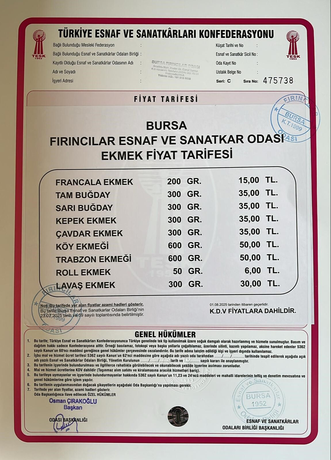 Ekmeğe gizli zam! Fiyatı sabit bırakıp gramajı düşürdüler Ekmeğe gizli zam! Fiyatı sabit bırakıp gramajı düşürdüler - 1. Resim