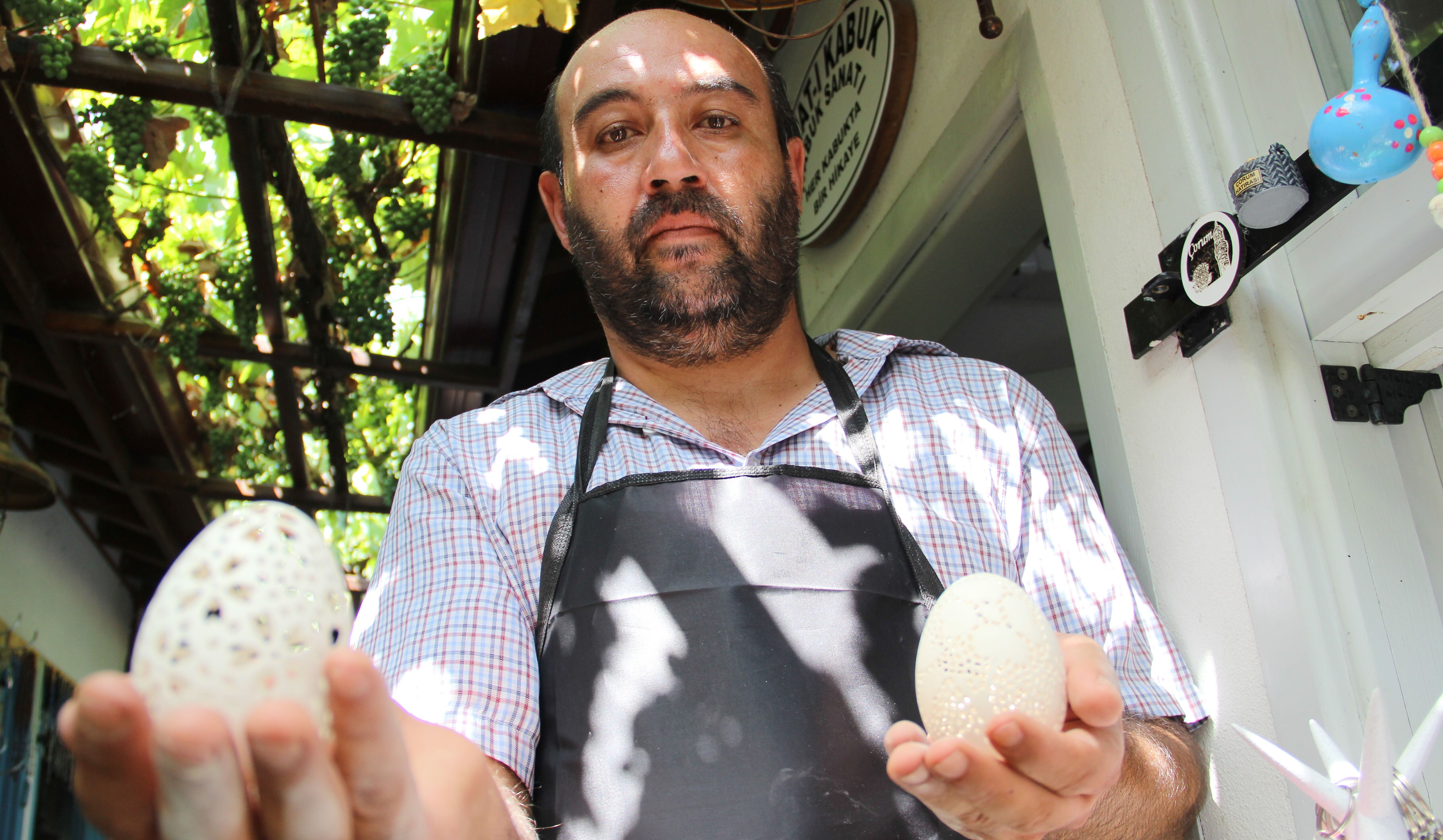 Evinin balkonunda hobi olarak başladı! Sadece kaz, tavuk ve deve kuşu yumurtası kullanıyor Evinin balkonunda hobi olarak başladı! Sadece kaz, tavuk ve deve kuşu yumurtası kullanıyor - 2. Resim