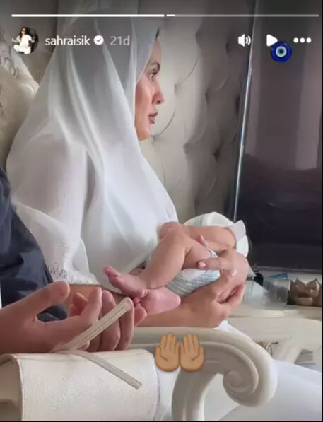 Sahra Işık Aybirdi bebeği için mevlit okuttu! O kareler sosyal medyada gündem oldu - 3. Resim