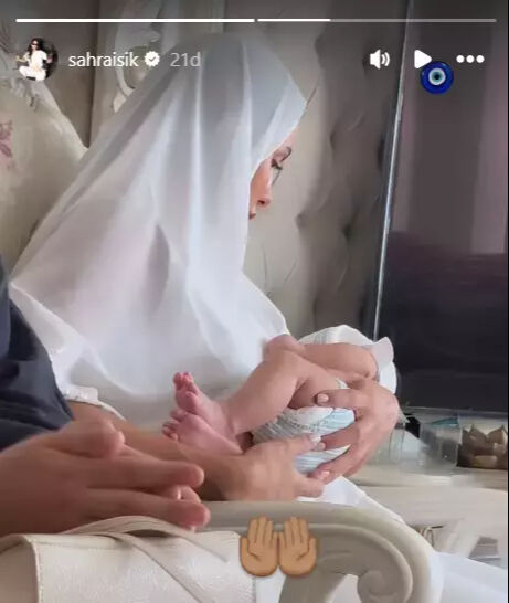 Sahra Işık Aybirdi bebeği için mevlit okuttu! O kareler sosyal medyada gündem oldu - 4. Resim