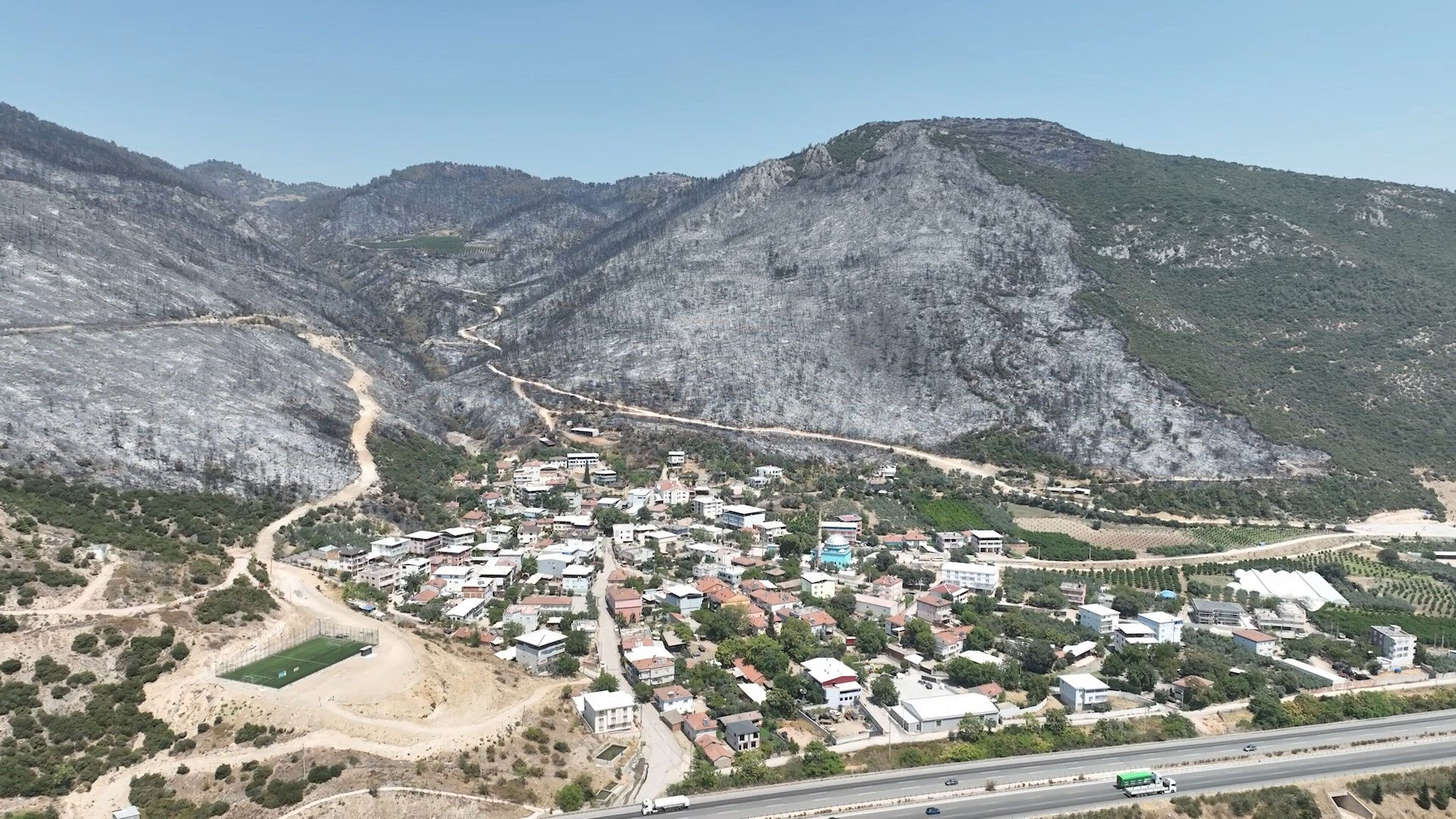 Yeşil Bursa, kara toprağa döndü... Gürsu'yu şimdi görenler 'ah' çekti - 3. Resim