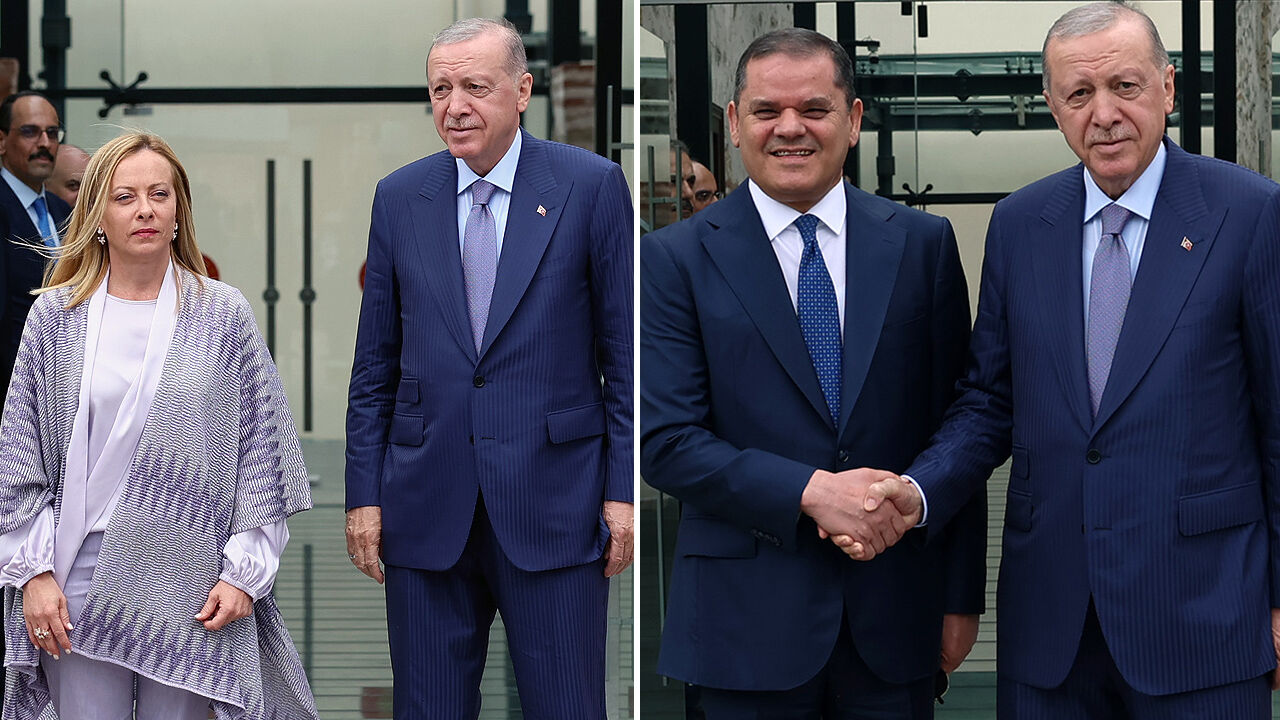 Dolmabahçe'de kritik zirve! Erdoğan, Meloni ve Dibeybe ile görüştü Dolmabahçe'de kritik zirve! Erdoğan, Meloni ve Dibeybe ile görüşüyor - 1. Resim