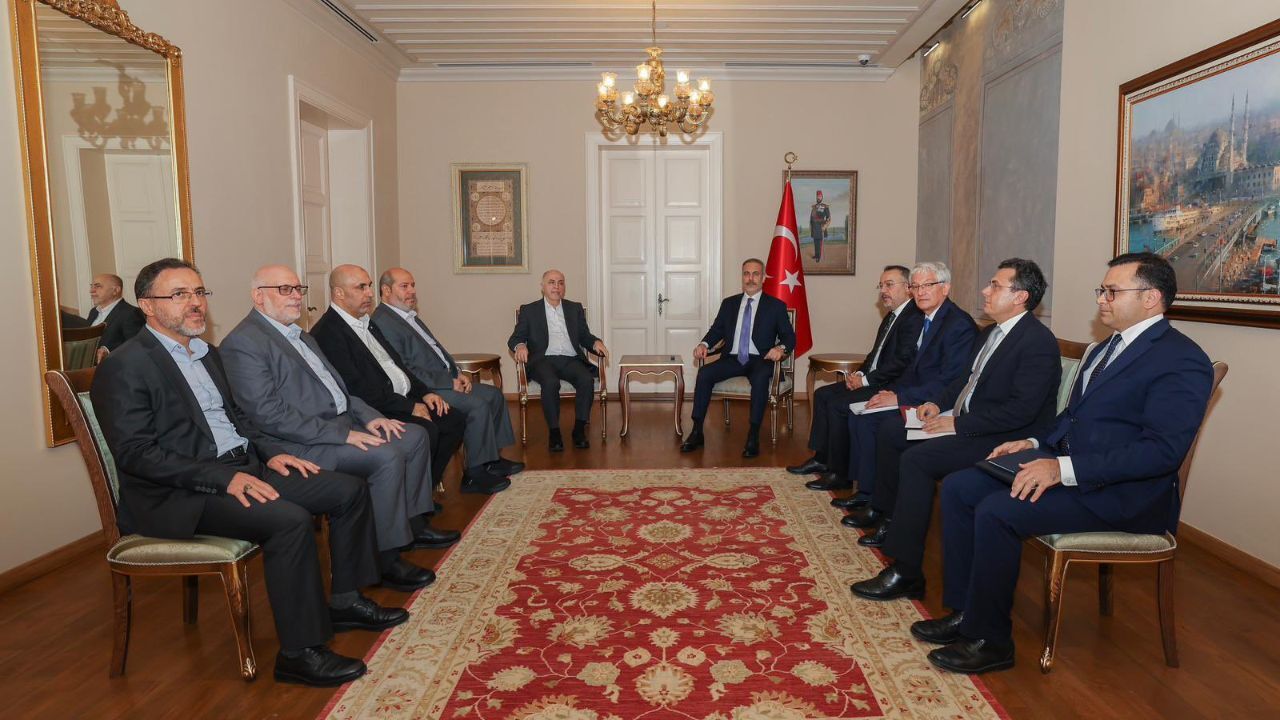 Hamas liderleri İstanbul'da! Türkiye'den İsrail'in planı için net mesaj Hamas liderleri İstanbul'da! Türkiye'den İsrail'in planı için net mesaj