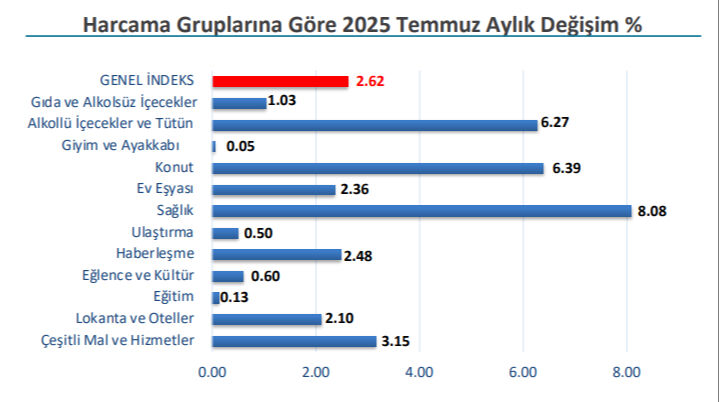 İstanbul temmuz 2025 enflasyonu rakamları
