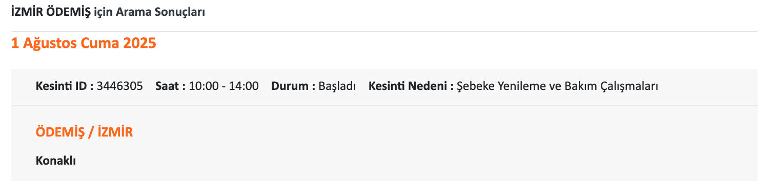 İzmir GEDİZ elektrik kesintisi! 1 Ağustos İzmir'de elektrik kesintisi ne zaman bitecek? İzmir GEDİZ elektrik kesintisi! 1 Ağustos İzmir'de elektrik kesintisi ne zaman bitecek? - 10. Resim