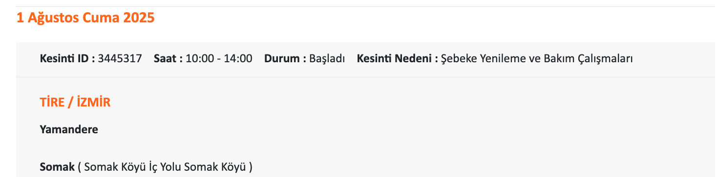İzmir GEDİZ elektrik kesintisi! 1 Ağustos İzmir'de elektrik kesintisi ne zaman bitecek? İzmir GEDİZ elektrik kesintisi! 1 Ağustos İzmir'de elektrik kesintisi ne zaman bitecek? - 11. Resim
