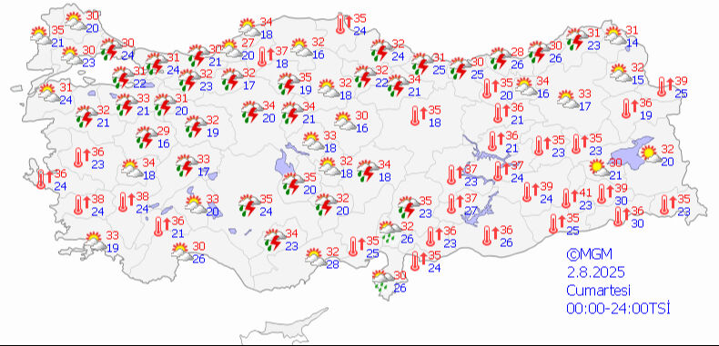 Sağanak, dolu, fırtına... Meteoroloji hafta sonu için il il uyardı - 2. Resim