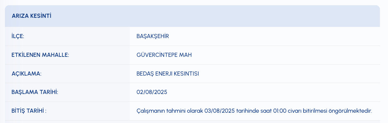 Başakşehir su kesintisi 2-3 Ağustos İSKİ: Başahşehir’de sular ne zaman, saat kaçta gelecek? - 1. Resim