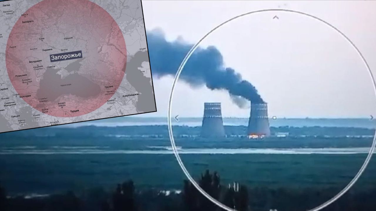 Ukrayna'da Zaporijya Nükleer Santrali vuruldu! Avrupa'nın en büyüklerinden - Dünya
