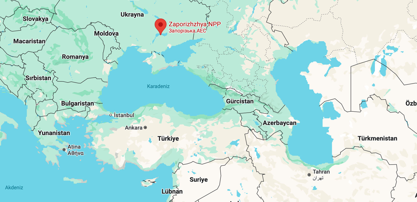 Zaporijya nükleer santrali nerede, Türkiye'ye yakın mı? Santrale saldırı gerçekleşti! - 1. Resim