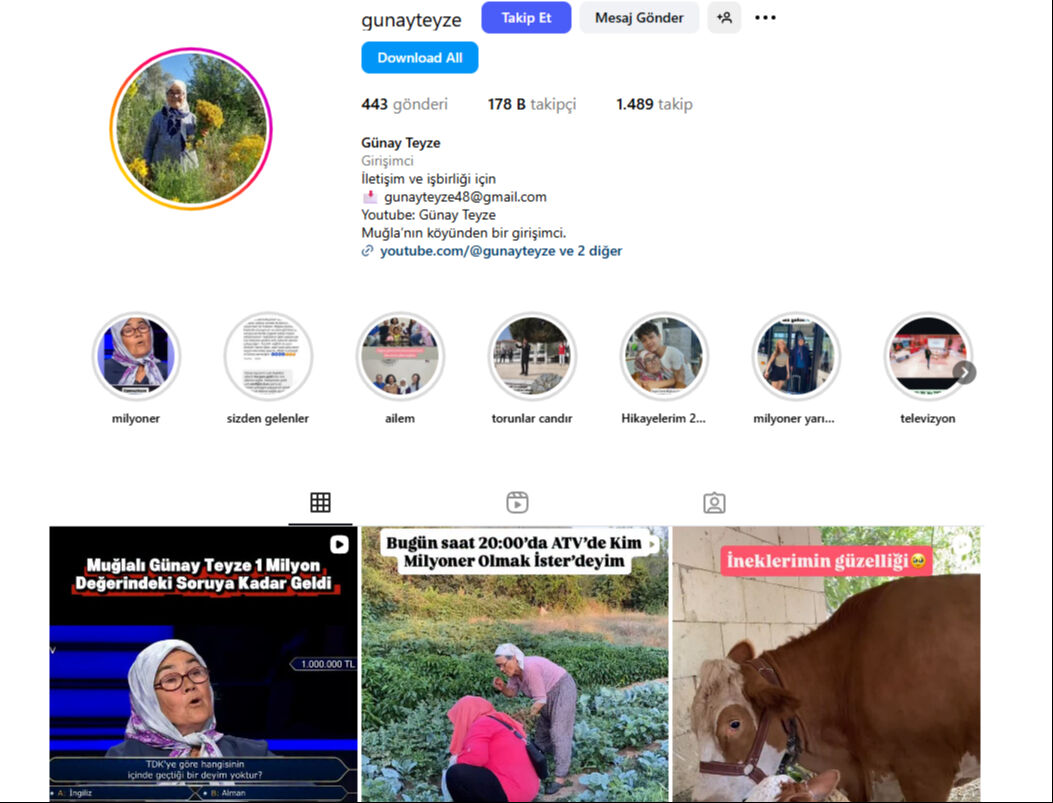 Risk almadı, kazandı! 'Günay Teyze'nin kararı ona hem para hem şöhret kazandırdı! Takipçi sayısını gören inanamadı - 4. Resim