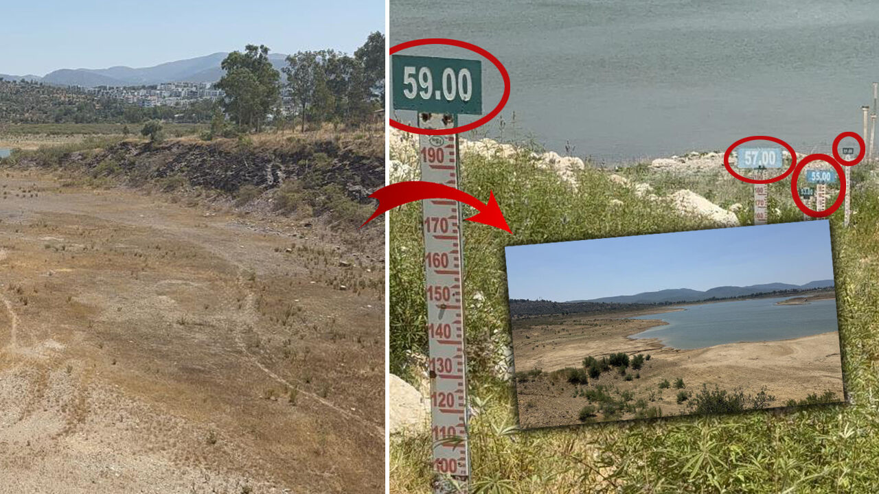 Vatandaşlar isyanda! Tatilcilerin gözdesi Bodrum'da su alarmı... Çareyi böyle buldular Tatilcilerin gözdesi Bodrum'da alarm: Barajlar kritik seviyede! Vatandaşlar tankerle su taşıyor - 1. Resim