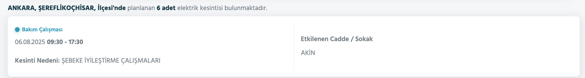 Ankara elektrik kesintisi sorgulama: Ankara'nın hangi ilçelerinde elektrik kesintisi olacak? Çubuk, Elmadağ, Etimesgut... Ankara elektrik kesintisi sorgulama: Ankara'nın hangi ilçelerinde elektrik kesintisi olacak? Çubuk, Elmadağ, Etimesgut... - 21. Resim