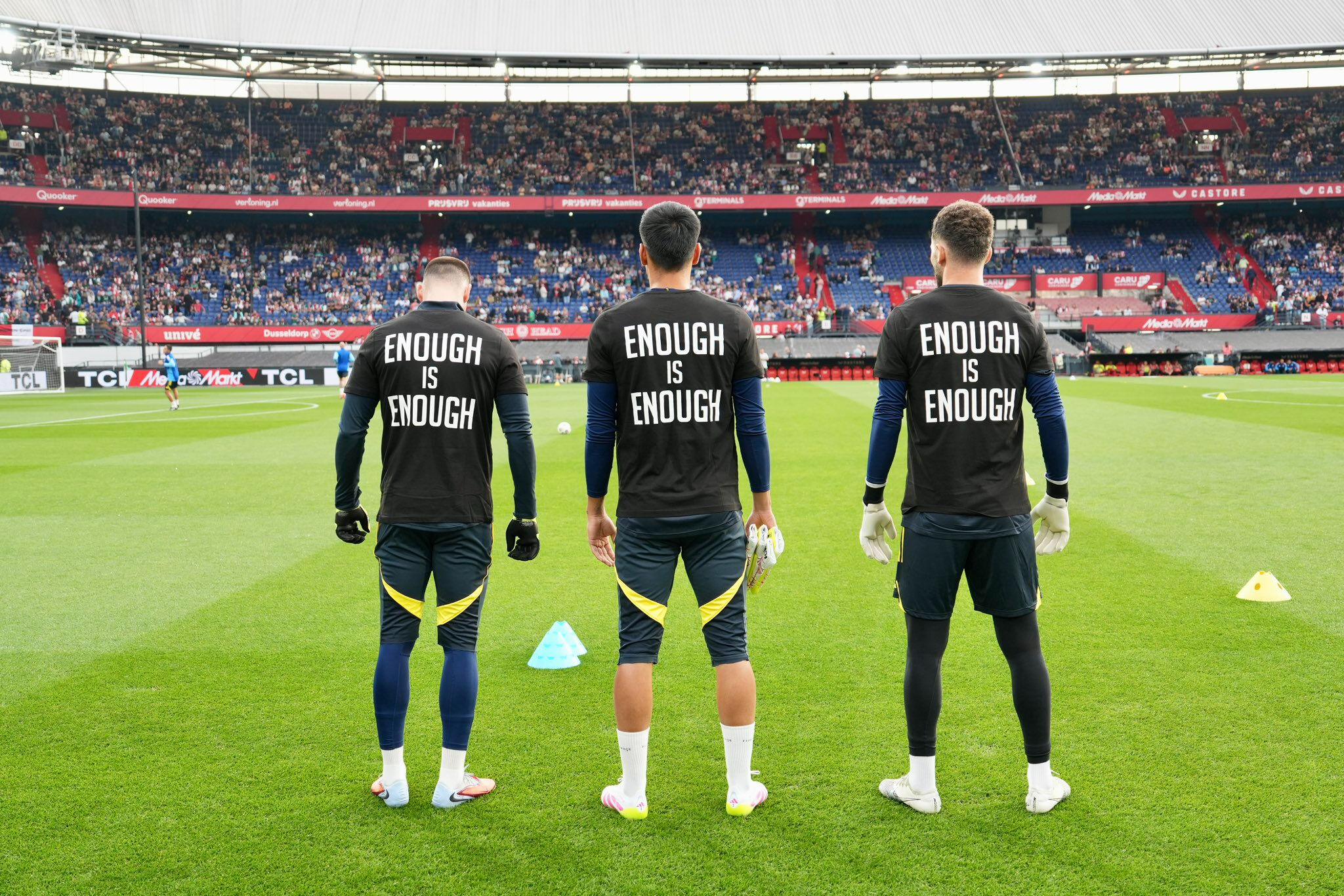 Fenerbahçe Gazze'yi unutmadı! Feyenoord maçında Fenerbahçe Gazze'yi unutmadı! Feyenoord maçında