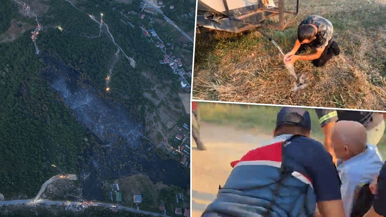 Orman kahramanı her şeye rağmen mücadeleyi bırakmadı! Engelli vatandaş kurtarıldı Orman kahramanı her şeye rağmen mücadeleyi bırakmadı! Engelli vatandaş kurtarıldı
