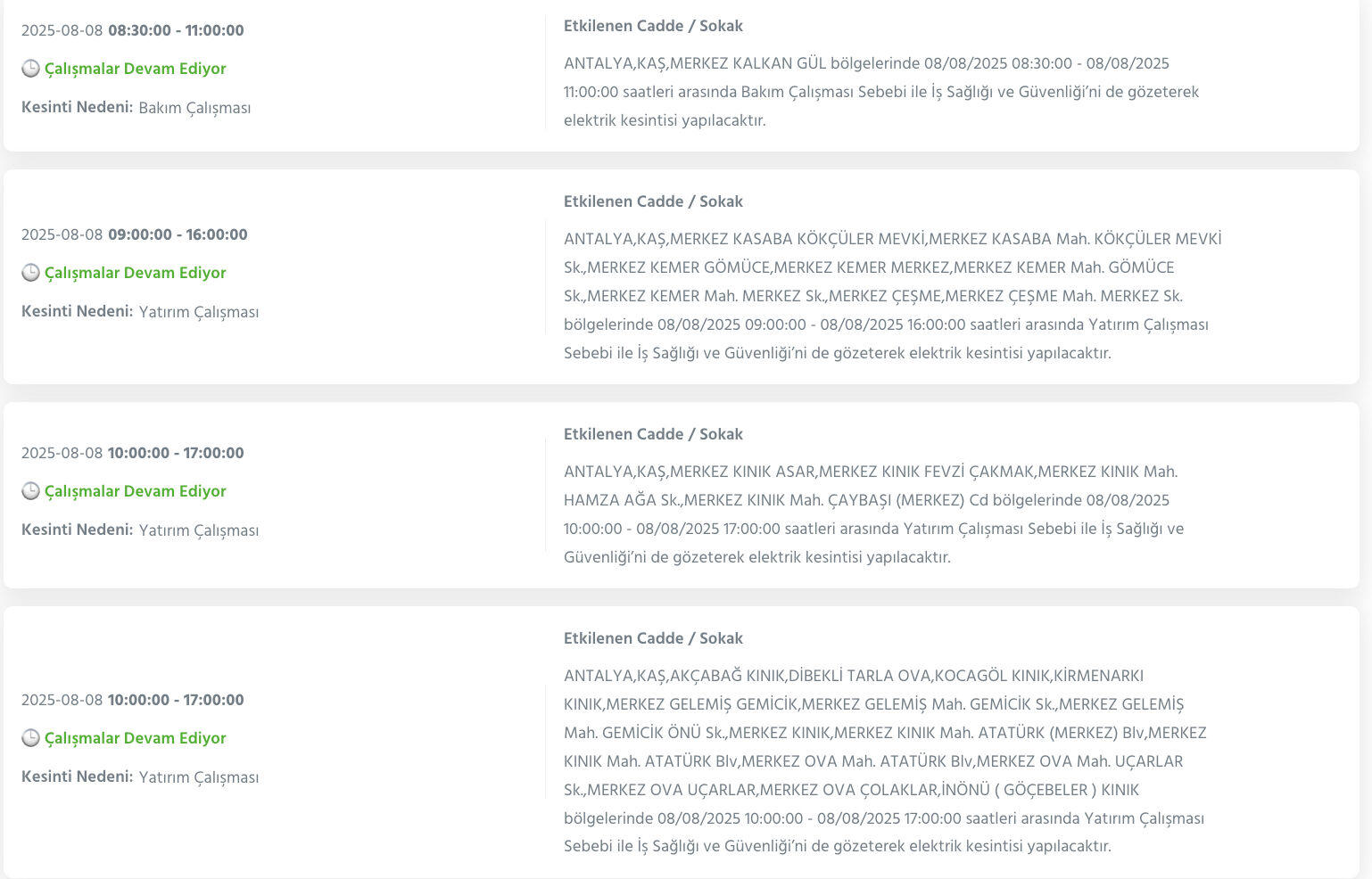 Antalya elektrik kesintisi sorgulama: Antalya'nın ne zaman, saat kaçta elektrikler kesilecek? - 7. Resim
