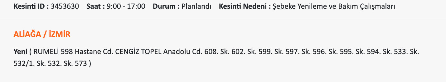 Gaziemir elektrik kesintisi sorgulama: Gediz Elektrik paylaştı, İzmir'de elektrik elektrikler ne zaman gelecek? - 7. Resim