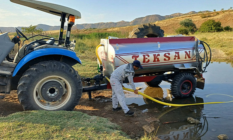 Kuraklık vurdu, hasada 1 ay kaldı! Yüzde 100 verim için çareyi böyle buldular Kuraklık vurdu, hasada 1 ay kaldı! Yüzde 100 verim için çareyi böyle buldular - 3. Resim