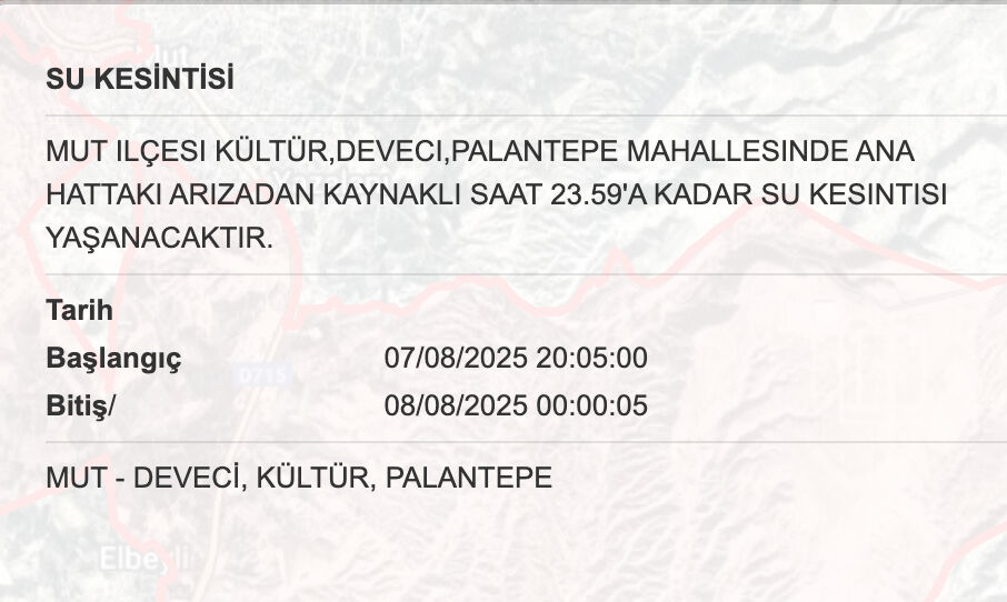 Mersin Yenişehir su kesintisi listesi paylaşıldı! MESKİ duyurdu, Mersin'de sular ne zaman gelecek? Mersin Yenişehir su kesintisi listesi paylaşıldı! MESKİ duyurdu, Mersin'de sular ne zaman gelecek? - 6. Resim