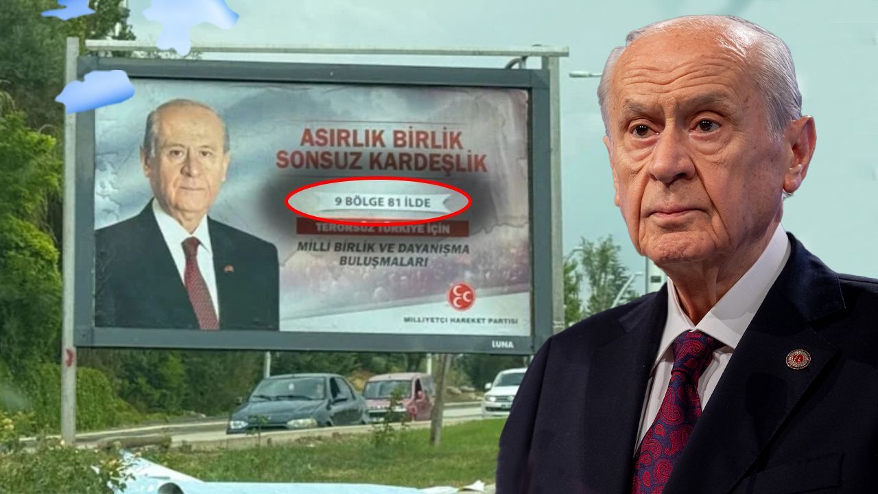 MHP'nin sitesinde ve afişlerindeki '9 bölge' ifadesi dikkat çekmişti! Partiden açıklama geldi - Gündem